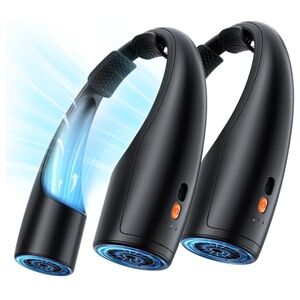 Portable Neck Fan 2 Pack, Hands-Free Wearable Personal Fan